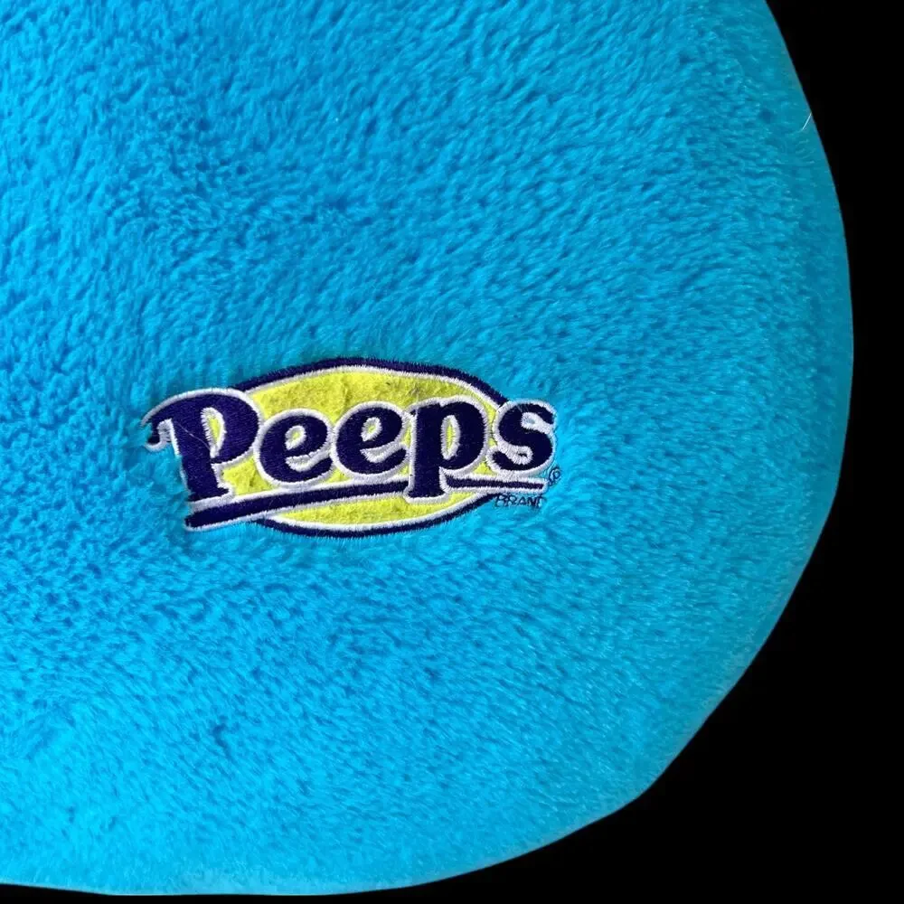 Sir PEEPS Jumbo 38" Blue Plush Bunny Easter Glasses Mustache Limited Edition - Picture 3 of 7